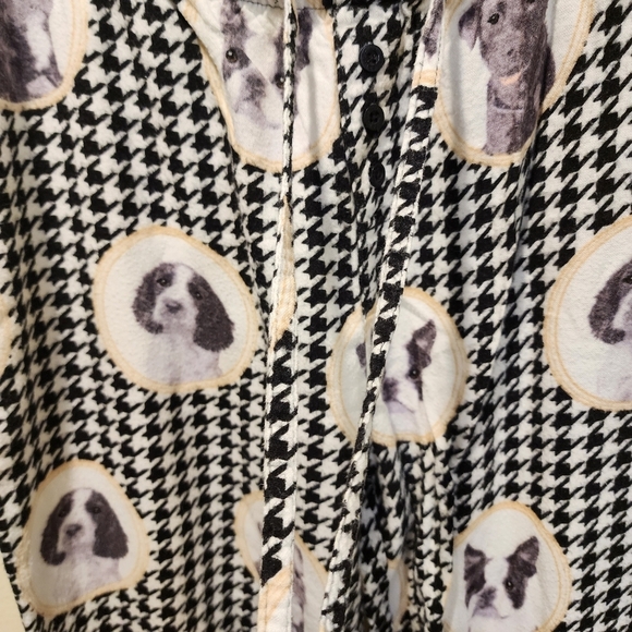 P. J salvaje Dogs Puppies Printed Pajama pant size M - Picture 3 of 13